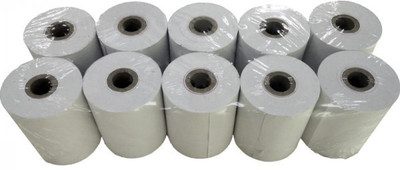 MM ENTERPRISES 57MMX25MTR.(2INCH) POS MACHINE ROLL(SET OF 10) Thermal Cash Register Paper(8 cm x 12 cm)
MM ENTERPRISES 57MMX25MTR.(2INCH) POS MACHINE ROLL(SET OF 10) Thermal Cash Register Paper(8 cm x 12 cm)