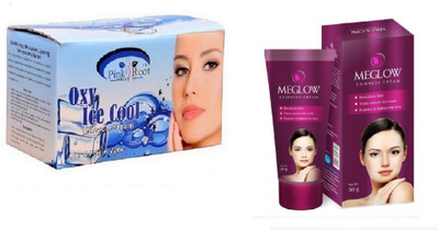 Pink Root OXY ICE COOL BLEACH 250G WITH MEGLOW WOMEN FAIRNESS CREAM(Set of 2)
Pink Root OXY ICE COOL BLEACH 250G WITH MEGLOW WOMEN FAIRNESS CREAM(Set of 2)