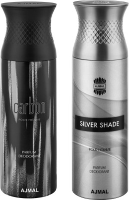 Ajmal Carbon & SilverShade Deodorants for Men pack of 2 Deodorant Spray - For Men(400 ml, Pack of 2)
Ajmal Carbon & SilverShade Deodorants for Men pack of 2 Deodorant Spray - For Men(400 ml, Pack of 2)