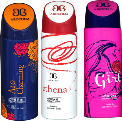 Arochem A-2-5-10 DEODORANT NEW LATEST COMBO PACK OF 3 200 ML BOTTAL PURE PERFUME NO ALCOHOL DYNAMIC DEODORANT SPRAY Deodorant Spray - For Men & Women(200 ml, Pack of 3)
Arochem A-2-5-10 DEODORANT NEW LATEST COMBO PACK OF 3 200 ML BOTTAL PURE PERFUME NO ALCOHOL DYNAMIC DEODORANT SPRAY Deodorant Spray - For Men & Women(200 ml, Pack of 3)