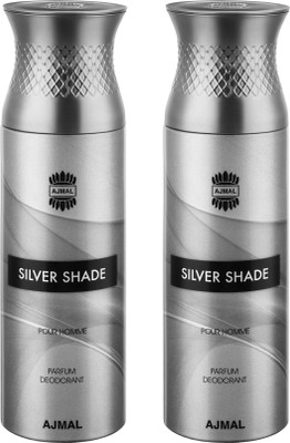 Ajmal SilverShade & SilverShade Deodorants for Men pack of 2 Deodorant Spray - For Men(400 ml, Pack of 2)
Ajmal SilverShade & SilverShade Deodorants for Men pack of 2 Deodorant Spray - For Men(400 ml, Pack of 2)