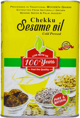 100 Years Brand Pure & Original Sesame Oil Tin(1 L)