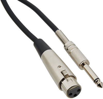VGS MARKETINGS 0.5m XLR FeMale to 6.5 mm Male Plug Audio Lead Microphone Audio Extension Cable Microphone Cable XLR Female to 1/4" TS Mono Male CABLE(Black)
VGS MARKETINGS 0.5m XLR FeMale to 6.5 mm Male Plug Audio Lead Microphone Audio Extension Cable Microphone Cable XLR Female to 1/4" TS Mono Male CABLE(Black)