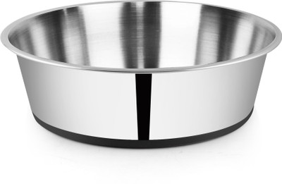 Bow! Wow !! Bow-Wow Carina full Silicon Bonded Base Pet Bowl(20 Cm.) Round Stainless Steel Pet Bowl(1900 ml Black)
Bow! Wow !! Bow-Wow Carina full Silicon Bonded Base Pet Bowl(20 Cm.) Round Stainless Steel Pet Bowl(1900 ml Black)