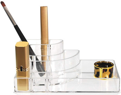 House of Quirk Acrylic Cosmetic Makeup Organizer Kit Clear - 8 Slots Acrylic Organizer Vanity Box(Clear)
House of Quirk Acrylic Cosmetic Makeup Organizer Kit Clear - 8 Slots Acrylic Organizer Vanity Box(Clear)