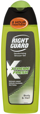 Right Guard Deodorising Shower Gel, Xtreme Fresh - 250ml(250 ml)