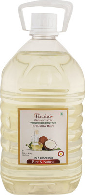 Hridai Organic Extra Virgin Coconut Oil Cold Processed - 5,000 ml 5l Coconut Oil Plastic Bottle(5000 L)
Hridai Organic Extra Virgin Coconut Oil Cold Processed - 5,000 ml 5l Coconut Oil Plastic Bottle(5000 L)