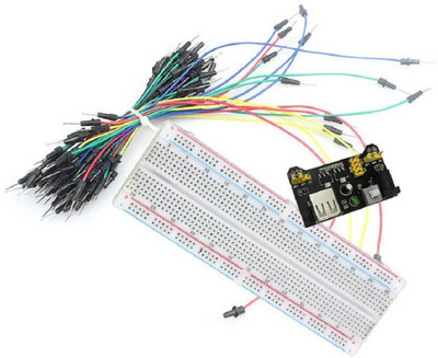 SunRobotics MB-102 Breadboard+Power Supply Module+65 Jumper Wires Electronic Components Electronic Hobby Kit
SunRobotics MB-102 Breadboard+Power Supply Module+65 Jumper Wires Electronic Components Electronic Hobby Kit