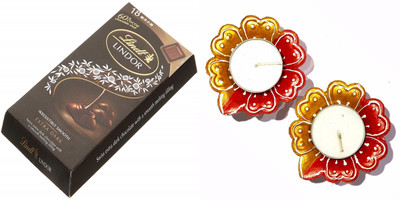 Lindt Diwali Combo of Lindor Extra Dark Chocolate 100gm with 2 Pcs of Handmade Diyas Combo(3)
Lindt Diwali Combo of Lindor Extra Dark Chocolate 100gm with 2 Pcs of Handmade Diyas Combo(3)