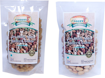FLUXYFROOTTR PISTACHIO AND RAISINS | PREMIUM DRY-FRUITS PISTACHIO NUTS AND RAISINS (PACK OF 2 ) COMBO -250 GM EACH Raisins, Pistachios(500 g, Pouch)
FLUXYFROOTTR PISTACHIO AND RAISINS | PREMIUM DRY-FRUITS PISTACHIO NUTS AND RAISINS (PACK OF 2 ) COMBO -250 GM EACH Raisins, Pistachios(500 g, Pouch)