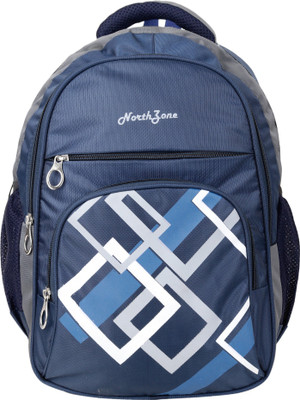 Northzone 18 Inch Abstrack Blue 25 Backpack(Blue, Grey)