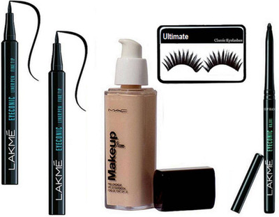 Ultimate Eyelashes And Mac Makeup 24hr Pro Long Wear Spf 10 Foundation, eyeconic pen eyeliner set of 2 & Eyeconic k(Set of 5)
Ultimate Eyelashes And Mac Makeup 24hr Pro Long Wear Spf 10 Foundation, eyeconic pen eyeliner set of 2 & Eyeconic k(Set of 5)