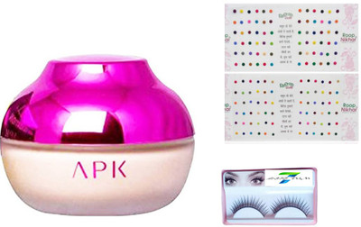 SIRF TUM 7 SIRF TUM 7EYELASHES, ROOP NIKHAR BINDI, APK LONG LASTING LIQUID FOUNDATION NO- PK 7 SET 3(Set of 3)
SIRF TUM 7 SIRF TUM 7EYELASHES, ROOP NIKHAR BINDI, APK LONG LASTING LIQUID FOUNDATION NO- PK 7 SET 3(Set of 3)