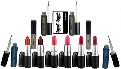 Marvalous eyelashes , Matte Finish Lipstick (set of 6) & Glitter Liquid Eyeliner (set of 6)(Set of 13)
Marvalous eyelashes , Matte Finish Lipstick (set of 6) & Glitter Liquid Eyeliner (set of 6)(Set of 13)