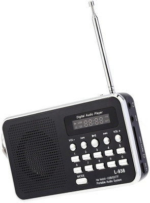 CRETO L-938 Portable FM Radio Mp3 Player Support Sd card, Aux in USB Input Speaker FM Radio(Black)
CRETO L-938 Portable FM Radio Mp3 Player Support Sd card, Aux in USB Input Speaker FM Radio(Black)