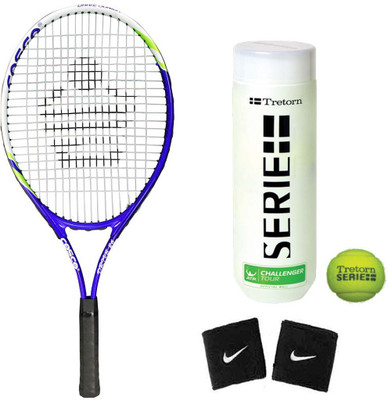 Cosco Drive 26 ( Junior Size ) ( Age Group 10 to 12 Years ) Tennis Racquet ( Color on Availability) with Tennis Ball " Tretorn Serie " 2 Band Tennis Kit
Cosco Drive 26 ( Junior Size ) ( Age Group 10 to 12 Years ) Tennis Racquet ( Color on Availability) with Tennis Ball " Tretorn Serie " 2 Band Tennis Kit