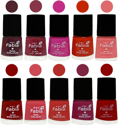 FABIA Matte Nail Polish Combo/Multicolor Nail Polish/Mix Color/Combo Color Set of 10pcs(6ml each) 110201917 Wine-Wine Red-Pink Pink-Fire Orange-Baby Pink-Bold Red-Strawberry-Candy Orange-Dark Magenta-Red(Pack of 10)
FABIA Matte Nail Polish Combo/Multicolor Nail Polish/Mix Color/Combo Color Set of 10pcs(6ml each) 110201917 Wine-Wine Red-Pink Pink-Fire Orange-Baby Pink-Bold Red-Strawberry-Candy Orange-Dark Magenta-Red(Pack of 10)