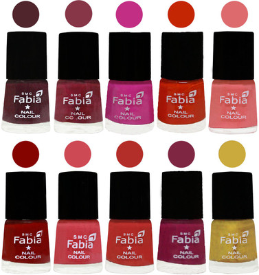 FABIA Matte Nail Polish Combo/Multicolor Nail Polish/Mix Color/Combo Color Set of 10pcs(6ml each) 110201930 Wine-Wine Red-Pink Pink-Fire Orange-Baby Pink-Bold Red-Strawberry-Candy Orange-Dark Magenta-Mattis gold(Pack of 10)
FABIA Matte Nail Polish Combo/Multicolor Nail Polish/Mix Color/Combo Color Set of 10pcs(6ml each) 110201930 Wine-Wine Red-Pink Pink-Fire Orange-Baby Pink-Bold Red-Strawberry-Candy Orange-Dark Magenta-Mattis gold(Pack of 10)