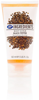 Boots Ingredients Body Scrub, Black Pepper - 150ml (5oz) Scrub(150 ml)