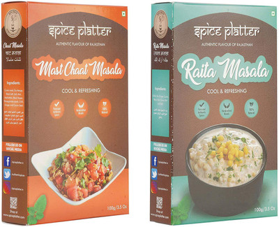 Spice Platter Raita Masala & Mast Chaat Masala(2 x 100 g)