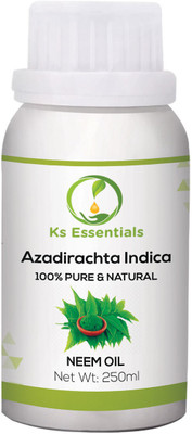 Ks Essentials 100% Pure Neem Oil Cold Pressed Natural & Undiluted For Skin care & Hair Care (250ml)(250 ml)
Ks Essentials 100% Pure Neem Oil Cold Pressed Natural & Undiluted For Skin care & Hair Care (250ml)(250 ml)