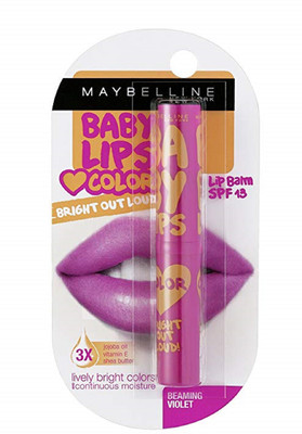 Maybelline BABY LIP BALM BEAMING VIOLET BUTTER(Pack of: 1, 2 g)