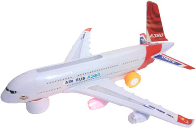 collectionmart Musical Air Bus Toy For Kids(White)