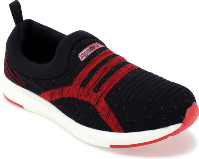 Sparx Men SM-376 Black Red Walking Shoes For Men(Black, Red, Blackred