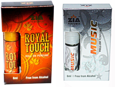 Zia Royal touch + Music Malaysian edition pure Floral Attar(Musk)