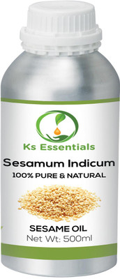 Ks Essentials 100% Pure Sesame Oil 100ml (Sesamum indicum) Natural Therapeutic Grade (500ml)(500 ml)
Ks Essentials 100% Pure Sesame Oil 100ml (Sesamum indicum) Natural Therapeutic Grade (500ml)(500 ml)