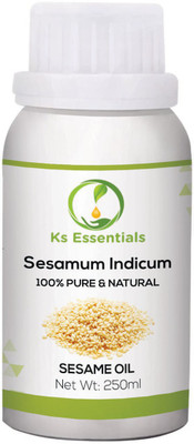Ks Essentials 100% Pure Sesame Oil 100ml (Sesamum indicum) Natural Therapeutic Grade (250ml)(250 ml)
Ks Essentials 100% Pure Sesame Oil 100ml (Sesamum indicum) Natural Therapeutic Grade (250ml)(250 ml)