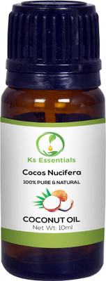 Ks Essentials 100% Pure Coconut Oil (Cocus Nucifera) Natural Therapeutic Grade (10ml)(10 ml)
Ks Essentials 100% Pure Coconut Oil (Cocus Nucifera) Natural Therapeutic Grade (10ml)(10 ml)