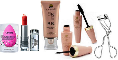 caroline Sponge puff, lakme 9 to 5 B.B. bright benefit all in 1 instan skin stylist , liquid eyeliner & mascara with eyelash curler& Enrich Matte Lipstick(Set of 6)
caroline Sponge puff, lakme 9 to 5 B.B. bright benefit all in 1 instan skin stylist , liquid eyeliner & mascara with eyelash curler& Enrich Matte Lipstick(Set of 6)