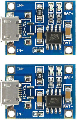 KITSGURU 5V 1A TP4056 LITHIUM BATTERY CHARGING BOARD CHARGER MODULE LI-ION LED (Set of 2) Electronic Components Electronic Hobby Kit
KITSGURU 5V 1A TP4056 LITHIUM BATTERY CHARGING BOARD CHARGER MODULE LI-ION LED (Set of 2) Electronic Components Electronic Hobby Kit