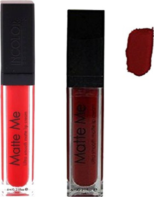 Blushia Matte Me Ultra Smooth Liquid Lipstick(Red Maroon)