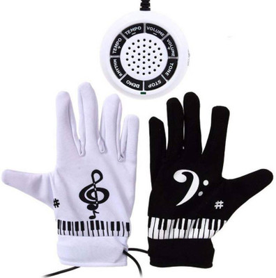 Divinext Electronic Piano Gloves Fingertips Piano Musical Gloves Novelty Exercise Instrument Keyboard Musical Electronic Games for Adults(White, Black)
Divinext Electronic Piano Gloves Fingertips Piano Musical Gloves Novelty Exercise Instrument Keyboard Musical Electronic Games for Adults(White, Black)