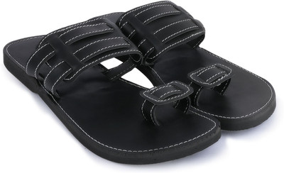 Paduki Men Black Flats