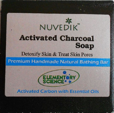 Nuvedik Activated Charcoal Soap(125 g, Pack of 2)