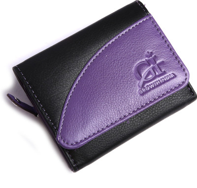 Growth India Women Multicolor Genuine Leather Wallet(7 Card Slots), Black & purple
Growth India Women Multicolor Genuine Leather Wallet(7 Card Slots), Black & purple