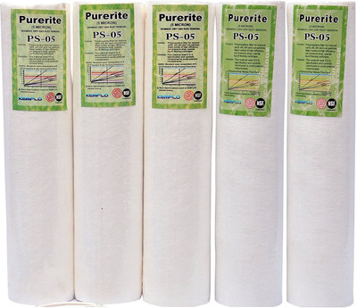 Latexo Kemflo 5Pcs Spun Filter For Ro Purifiers 10 Inch Solid Filter Cartridge(5, Pack of 5)
Latexo Kemflo 5Pcs Spun Filter For Ro Purifiers 10 Inch Solid Filter Cartridge(5, Pack of 5)