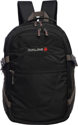 ZIPLINE ZIPLINE-6017-Black-Backpack 38 L Laptop Backpack(Black)