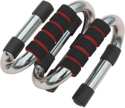 Global Push-UP Bars & Stands with Foam Handles for Men & Women Push-up Bar (Red, Black) Push-up Bar(Black)
