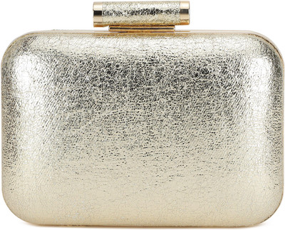 Satya Paul Party Gold Clutch