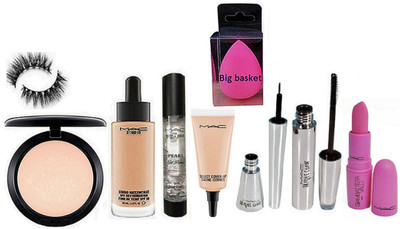 big Basket Spounge Puff ,Studio Fix Compact , Eyelashes , Brook Candy Eyeliner And Mascara , Pink Lipstick , Perl gel Primer , Select Cover up Conceler , Studio Waterweight Foundation(Set of 9)
big Basket Spounge Puff ,Studio Fix Compact , Eyelashes , Brook Candy Eyeliner And Mascara , Pink Lipstick , Perl gel Primer , Select Cover up Conceler , Studio Waterweight Foundation(Set of 9)