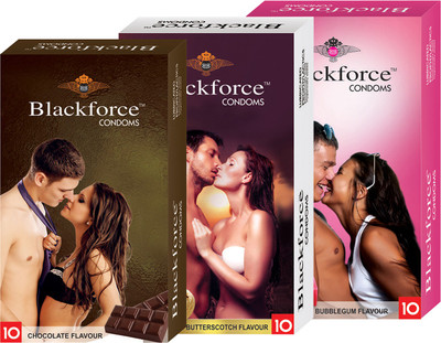 Blackforce Dotted Bubblegum,Butterscotch,Chocolate Combo Pack Condom Condom(Set of 3, 30S)
Blackforce Dotted Bubblegum,Butterscotch,Chocolate Combo Pack Condom Condom(Set of 3, 30S)
