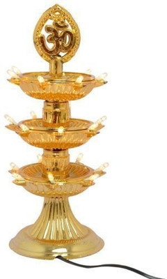 A To Z Traders Electric Golden 3 Layer 21 LED Diya Deepak with OM Plastic Table Diya(Height: 7 inch)
A To Z Traders Electric Golden 3 Layer 21 LED Diya Deepak with OM Plastic Table Diya(Height: 7 inch)