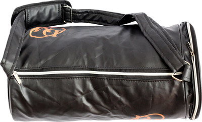 Skycandle DEE Black 2 Zip Bag Travel Duffel Bag Gym Bag(Black)