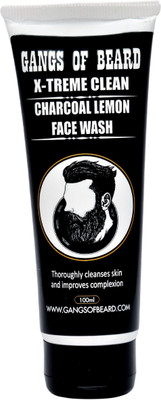 Gangs of Beard X-Treme Clean Charcoal Lemon Face Wash(100 ml)