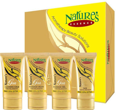 Nature's Essence Gold Facial Kit - Medium Pack(170 g + Free 42.5 g Extra) 212.5 g (Set of 4) 212.5 g(Set of 4)
Nature's Essence Gold Facial Kit - Medium Pack(170 g + Free 42.5 g Extra) 212.5 g (Set of 4) 212.5 g(Set of 4)