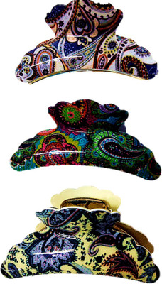 Proplady Designer Combo (Pack of 3, L Size) Printed Double Layered Butterfly Clutch for Girls & Women|Girls Hair Accessories Hair Clip, Hair Claw, Bun Clip, Banana Clip, Back Pin(Multicolor)
Proplady Designer Combo (Pack of 3, L Size) Printed Double Layered Butterfly Clutch for Girls & Women|Girls Hair Accessories Hair Clip, Hair Claw, Bun Clip, Banana Clip, Back Pin(Multicolor)